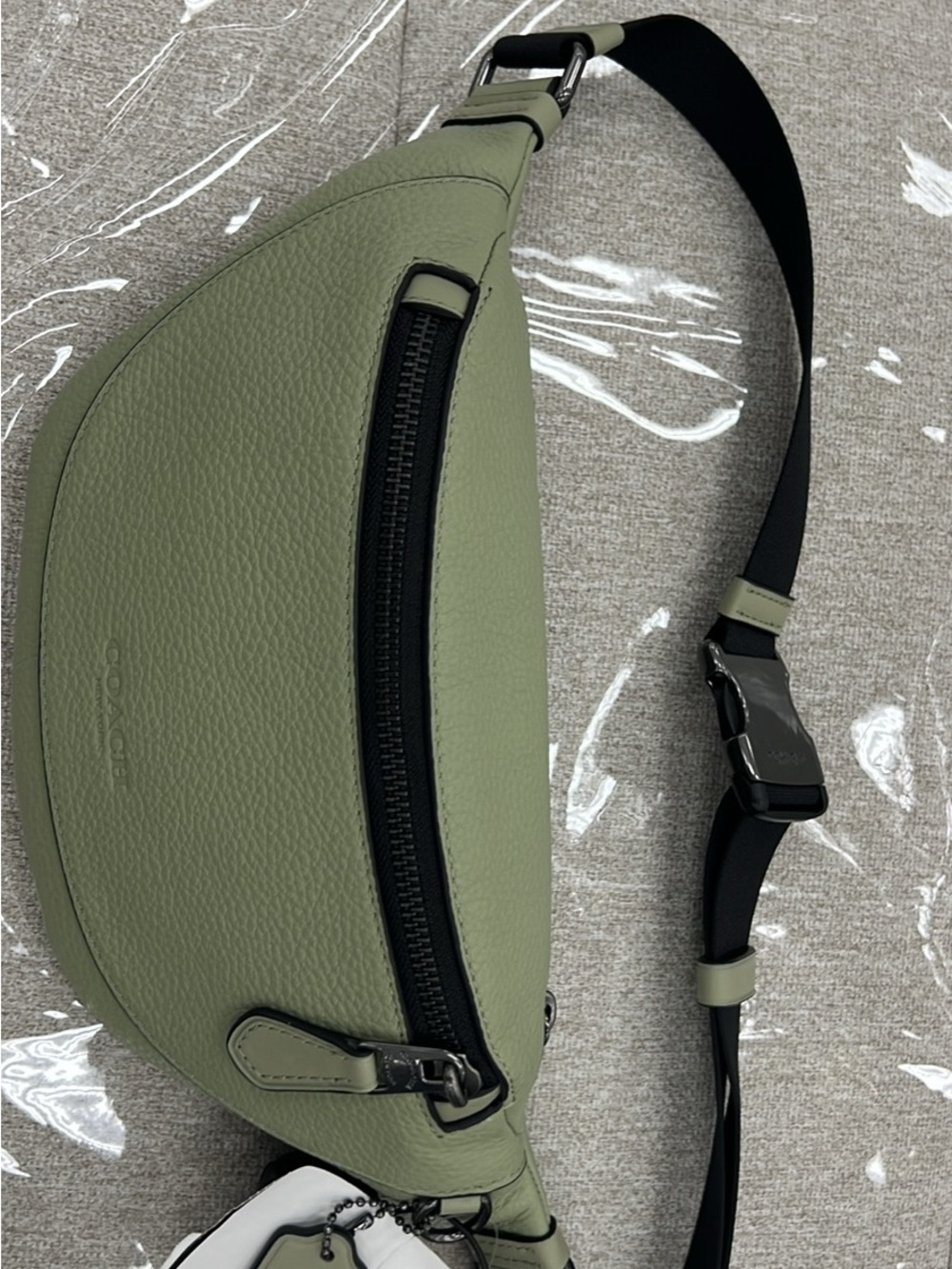 Coach Warren Mini Belt Bag in Pistachio
